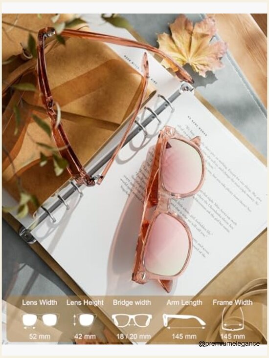 Retro Square Polarized UV400 Sunglasses for Women Men main image 5
